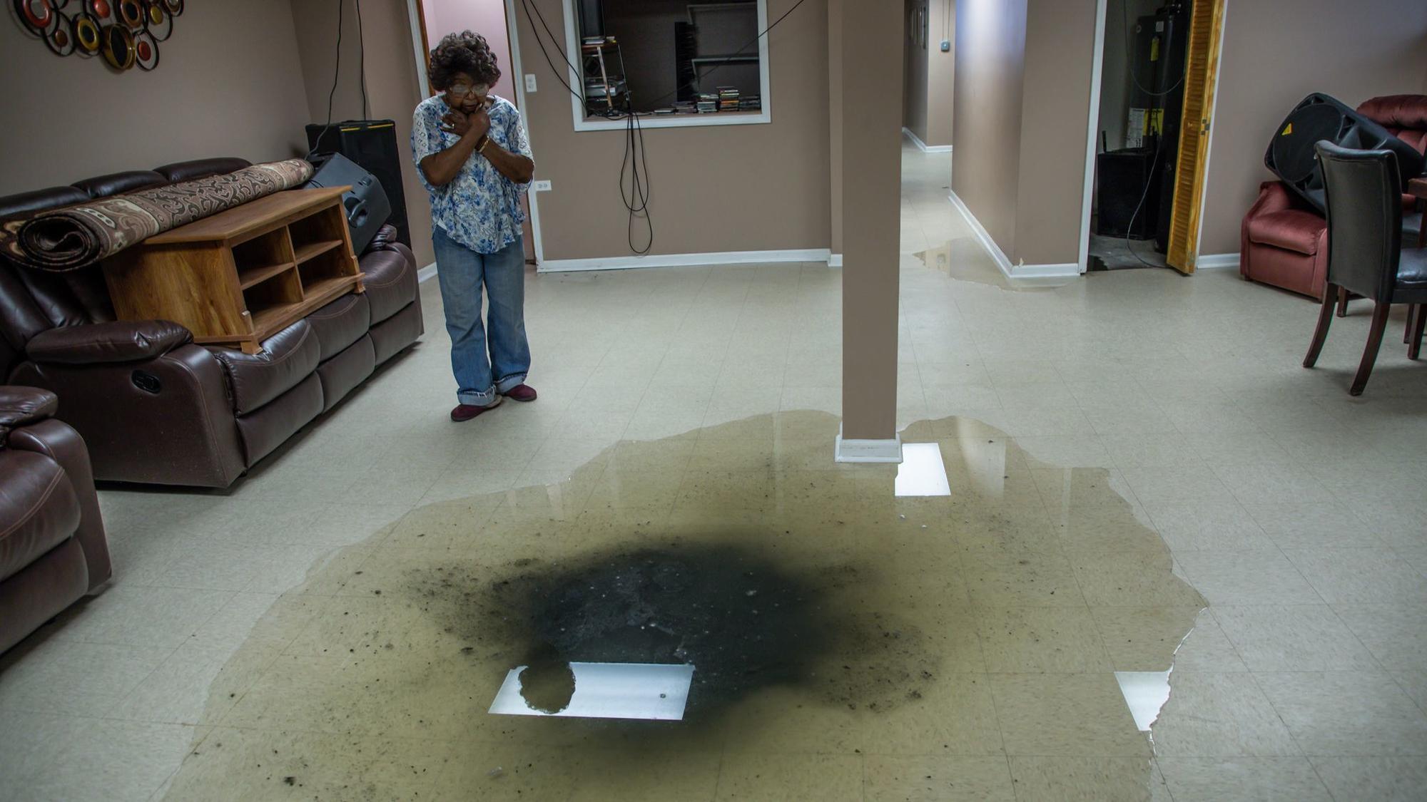 Image of a flooded basement