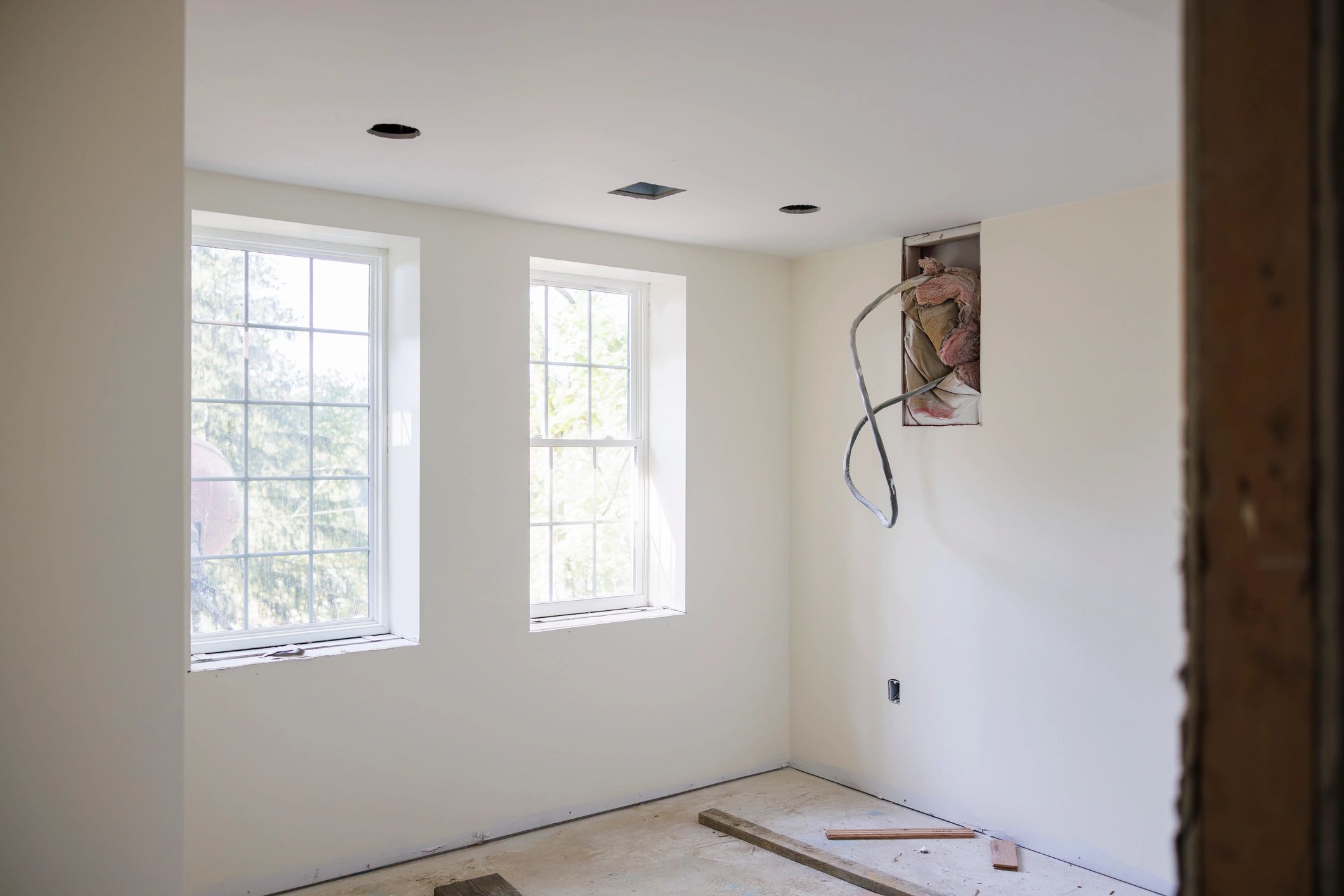 Bright residential interior representing inspected and restored property in Richmond